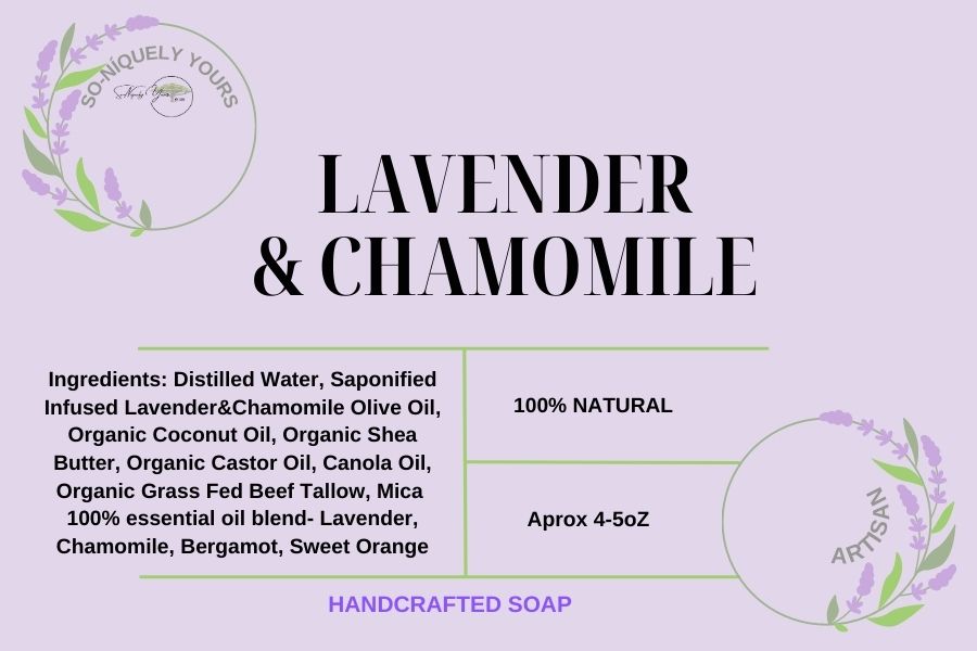 Lavender Natural Handmade Soap- SALE