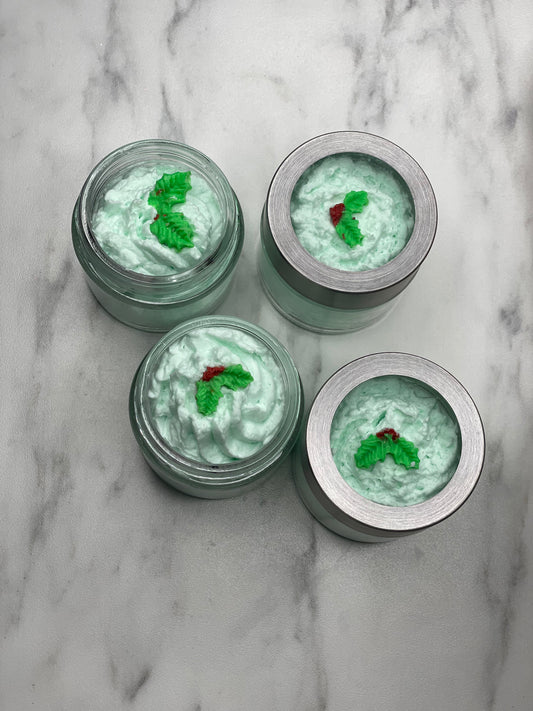 Whipped Shave Soap- Holly Jolly