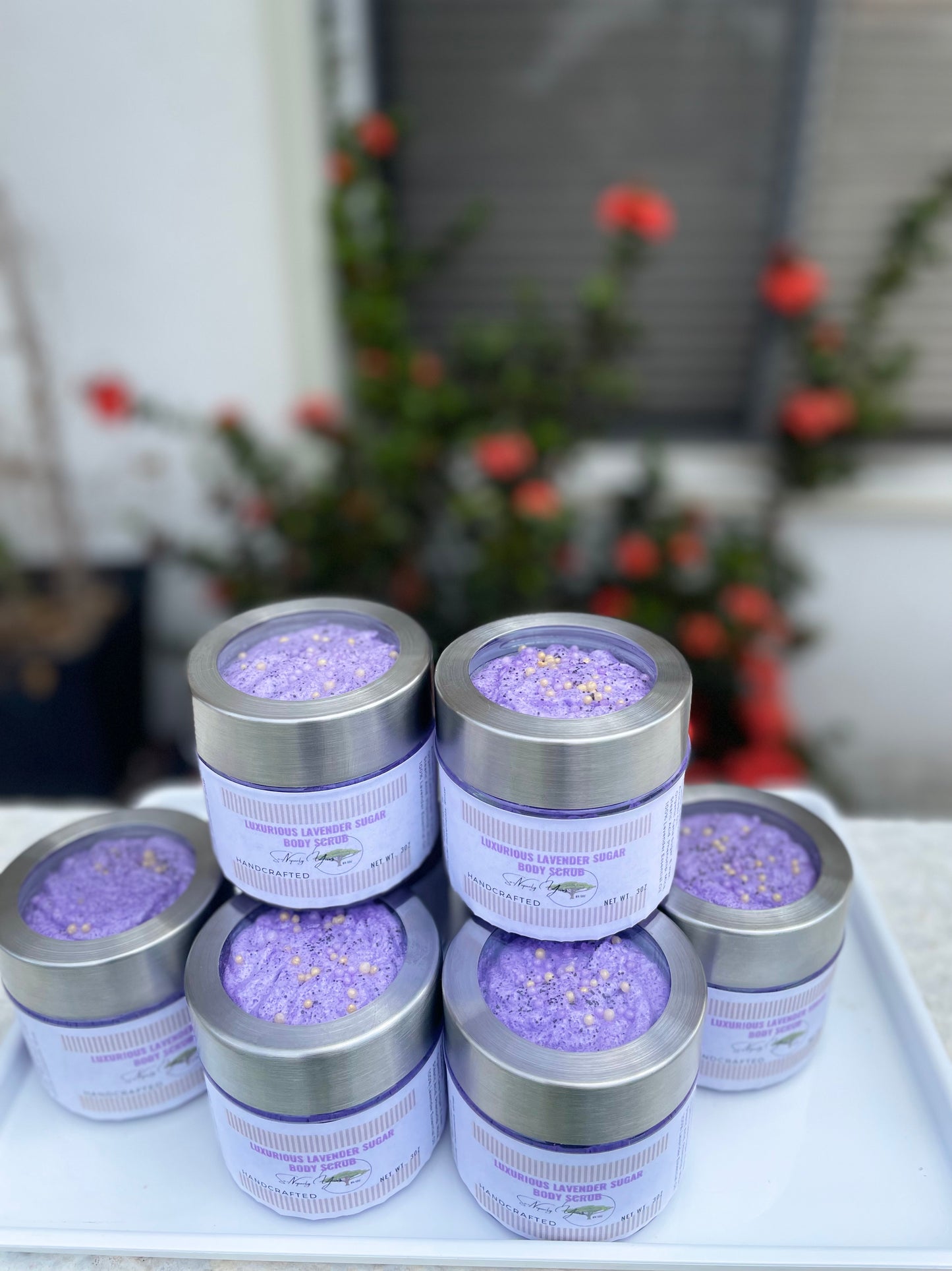 Luxurious Lavender Sugar Scrubs